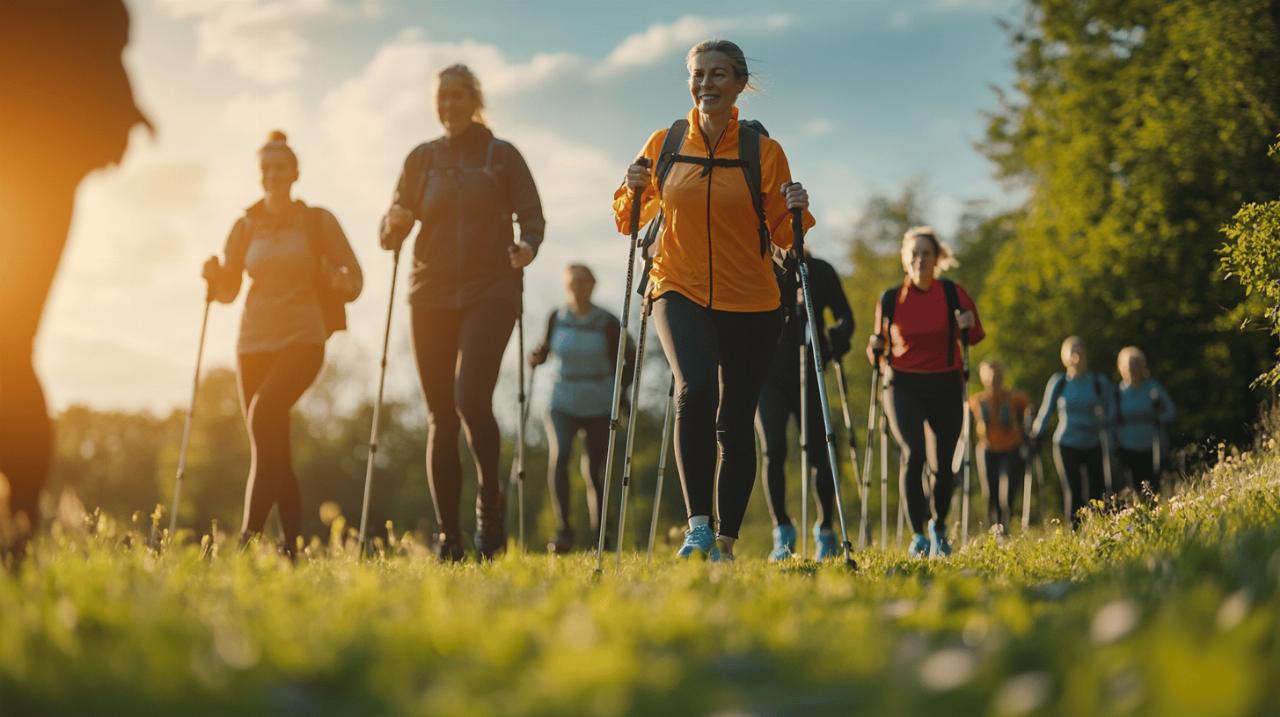 Hauteur baton marche nordique : le guide complet pour optimiser votre foulee